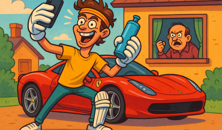 Boy Poses as “Cricketer” to Impress Girlfriend’s Dad, Takes Selfie with His Ferrari – Hollywood Calls It ‘Peak Stardom!’ Boy Poses as “Cricketer” to Impress Girlfriend’s Dad, Takes Selfie with His Ferrari – Hollywood Calls It ‘Peak Stardom!’